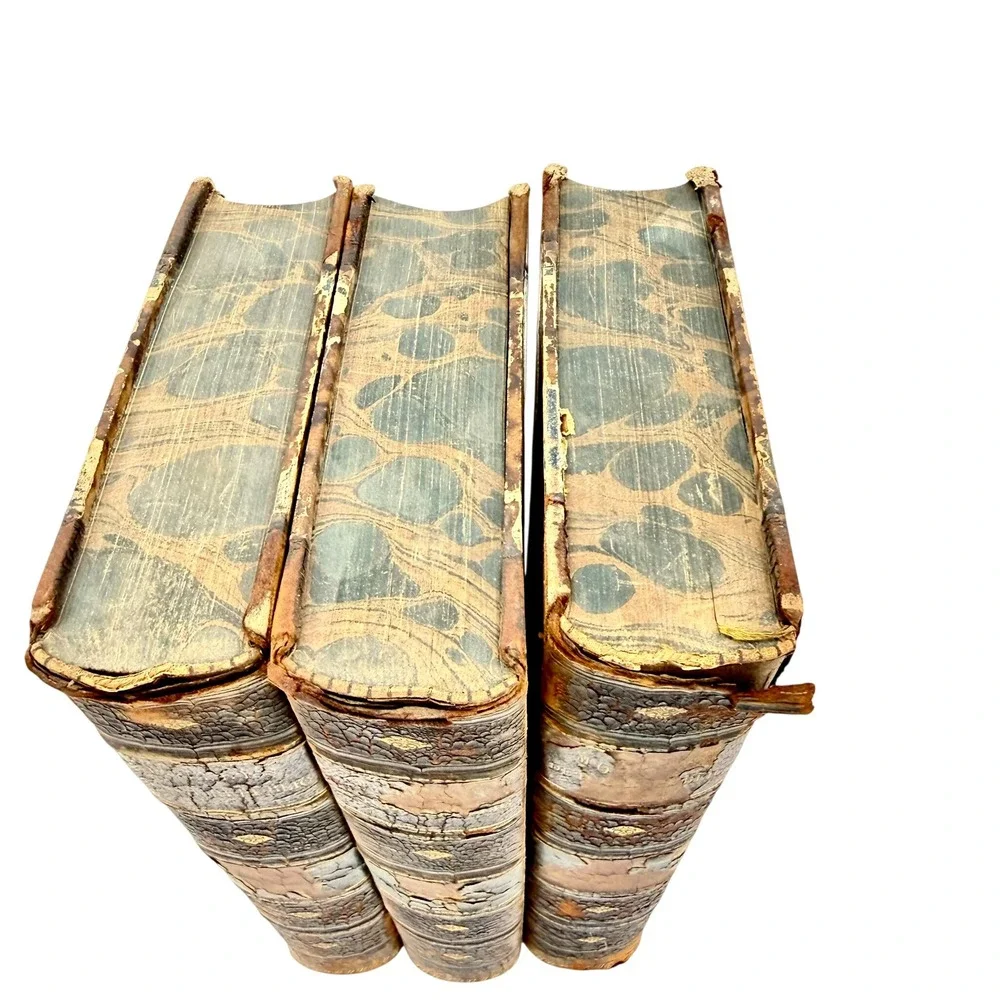 John Lothrop Motley‎ The Rise of the Dutch Republic 1858 3 Vol Half Calf Leather